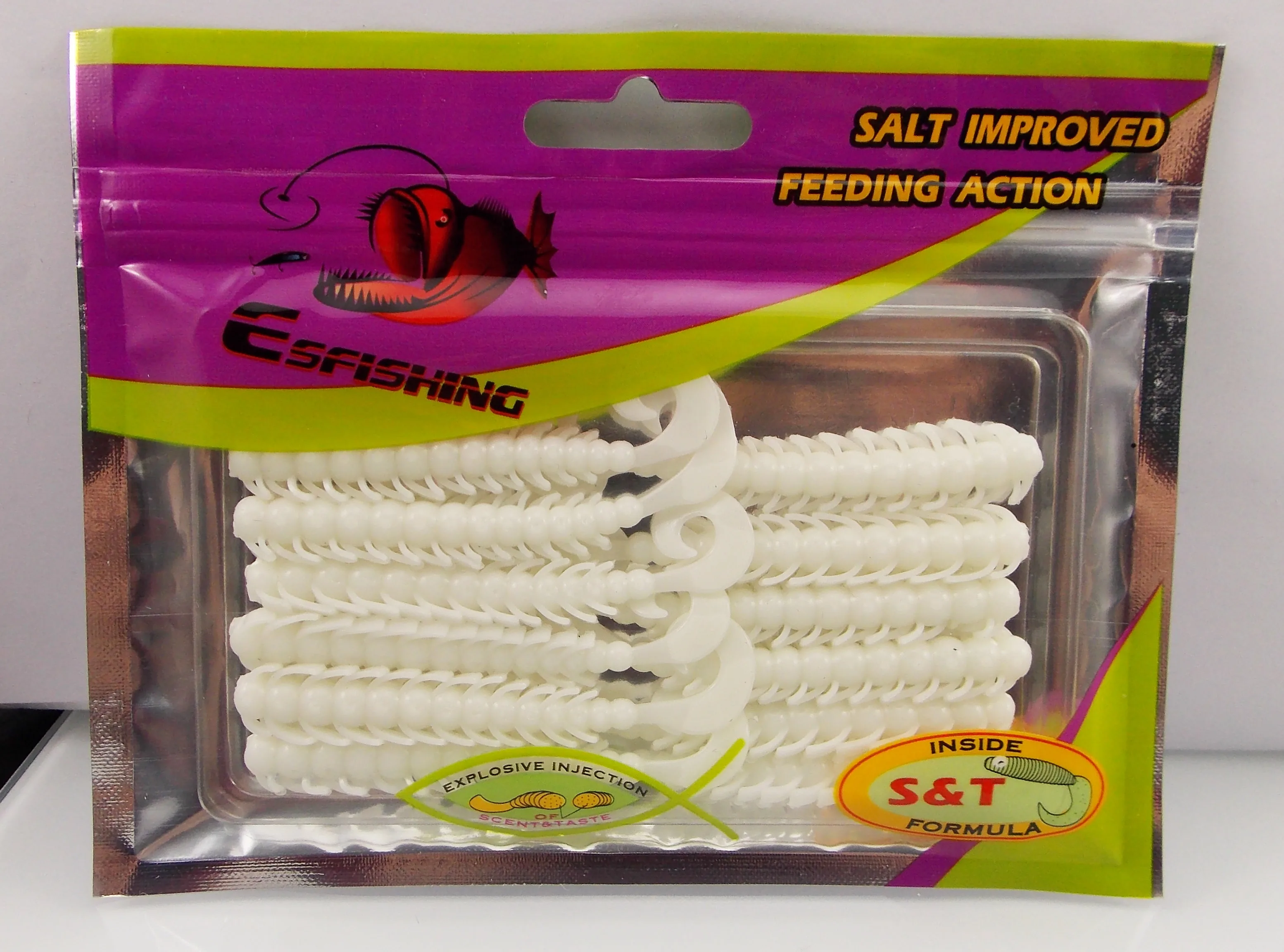 ESFISHING nuevo 70mm 2,8g Rock Bugsy Pesca cebos blandos artificiales aparejos tentáculos Wobbler para Lucio Señuelos de Pesca de lubina - imagen 5