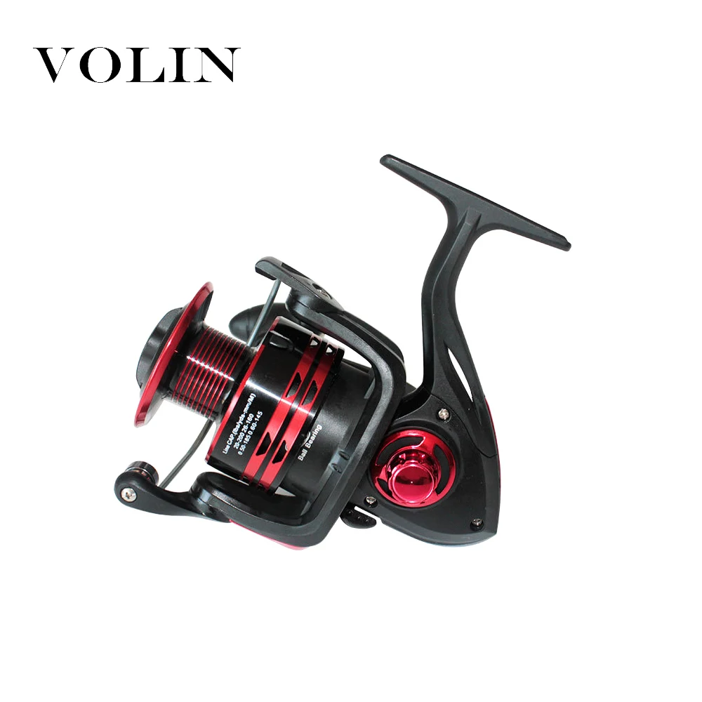 VOLIN-carrete de pesca de Metal, bobina de fundición larga 12 + 1BB 5-10KG, arrastre máximo 5,2: 1 - imagen 3