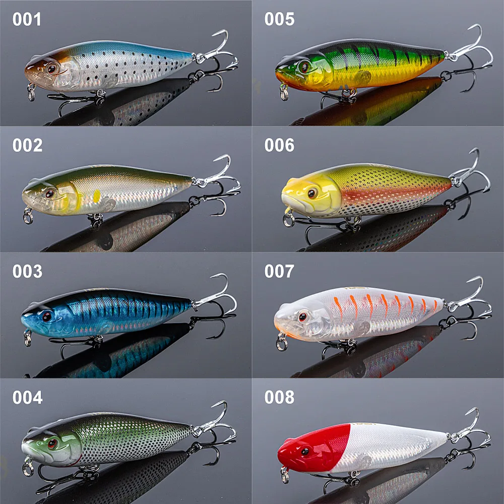 Noeby-Cebo de lápiz de 115mm y 25,5g, señuelo de pesca de agua superior, andador flotante, cebo duro, cebo Artificial, Leurre Peche Bass Wobblers - imagen 4