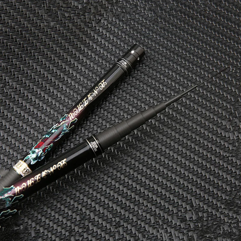 Alimentador de cañas de carpa portátil, 3M4M5M6M7M8M9M, caña de pescar telescópica, de carbono, ultraligera, Combo de equipo de pesca - imagen 5