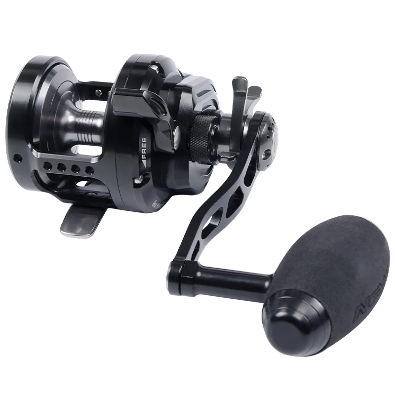 MADMOUSE-carrete de rodamiento lento NILURE QN1500, 380g, 8 + 1BB, relación de transmisión 5,1: 1, 10kg de potencia de arrastre, tambor de Metal, ruedas de barco, carretes de cebo fundido - imagen 5