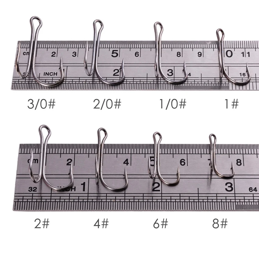 Anzuelo de pesca doble, anzuelo de rana doble, anzuelo de lubina sin Weedless, anzuelo de pesca para señuelo suave, cabeza de plantilla, 10 unids/lote por caja - imagen 3