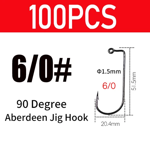 100pcs size 6l0
