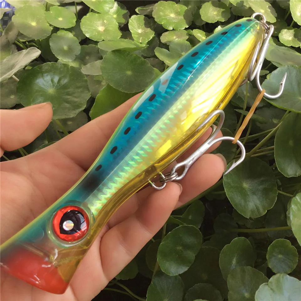 NOEBY-señuelo de pesca con anzuelos fuertes, 4 piezas, 16cm, 78g, 12cm, 43g - imagen 4