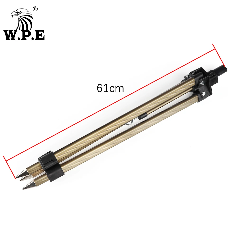 W.P.E-caña de pescar plegable, soporte telescópico ajustable para caña de pescar, soporte ripod, soporte para poste de aleación de aluminio, aparejos de pesca - imagen 5