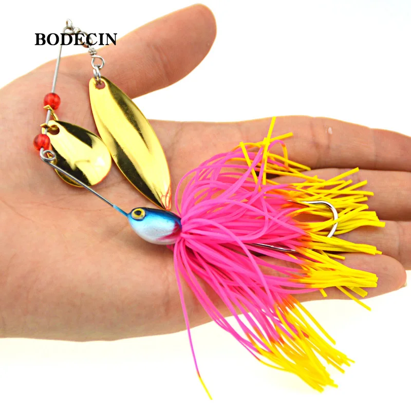 Señuelo de pesca Wobblers, Wobbler Spinners Spoon Bait para Pike Peche Tackle, todos los cebos artificiales, lentejuelas de Metal