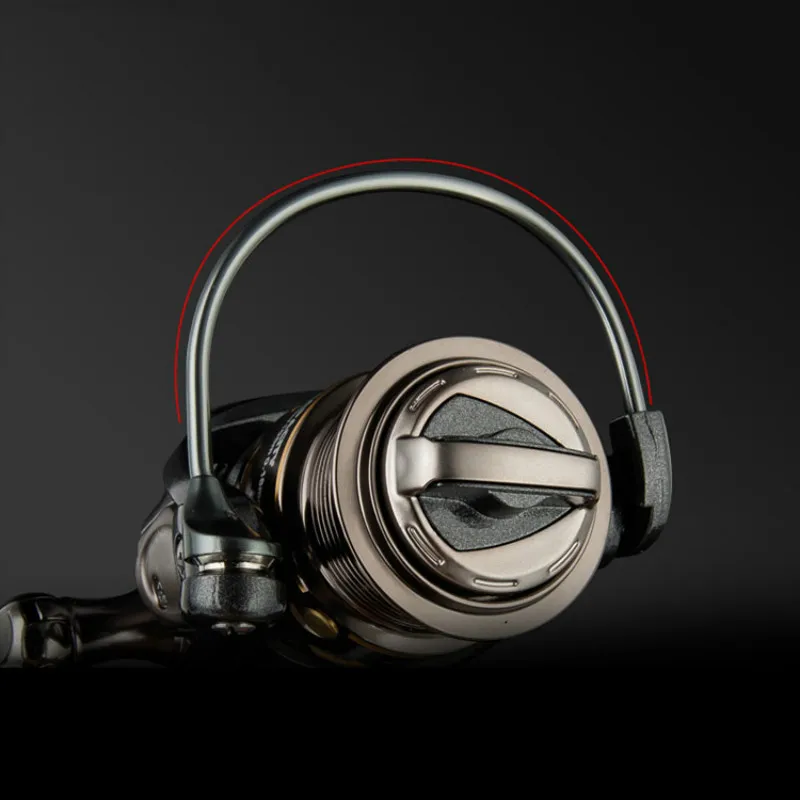 Carrete de pesca giratorio 1000s, 5KG, arrastre máximo 5,2: 1, Rock, cuñas, accesorios de pesca de agua salada - imagen 3