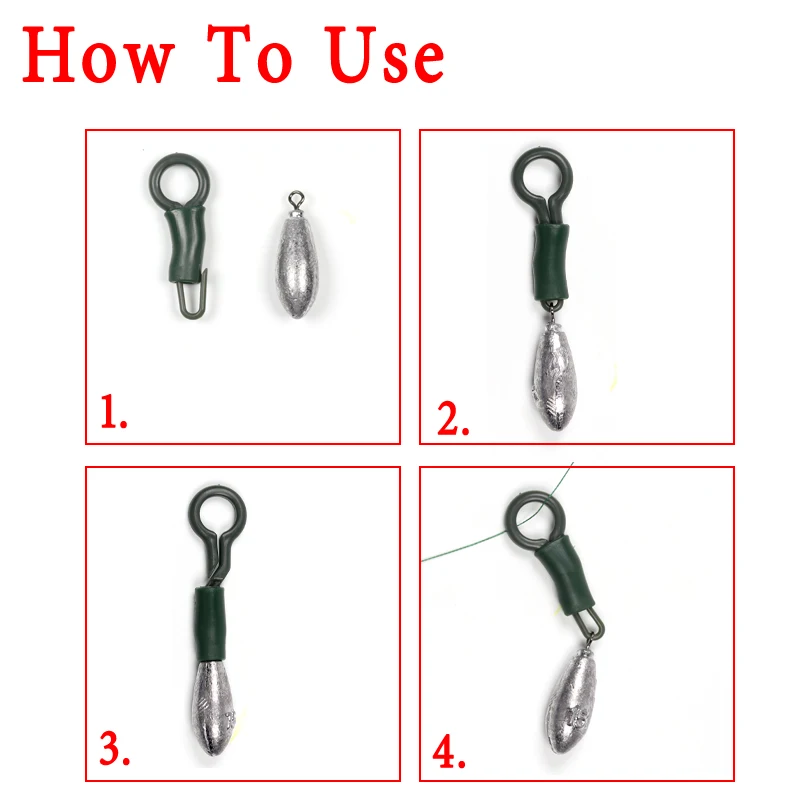 Bimoo-Clip de soporte para pesca de carpa, accesorio para pescar en agua salada, venta al por mayor - imagen 3