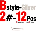 B Silver Size2 12PCS