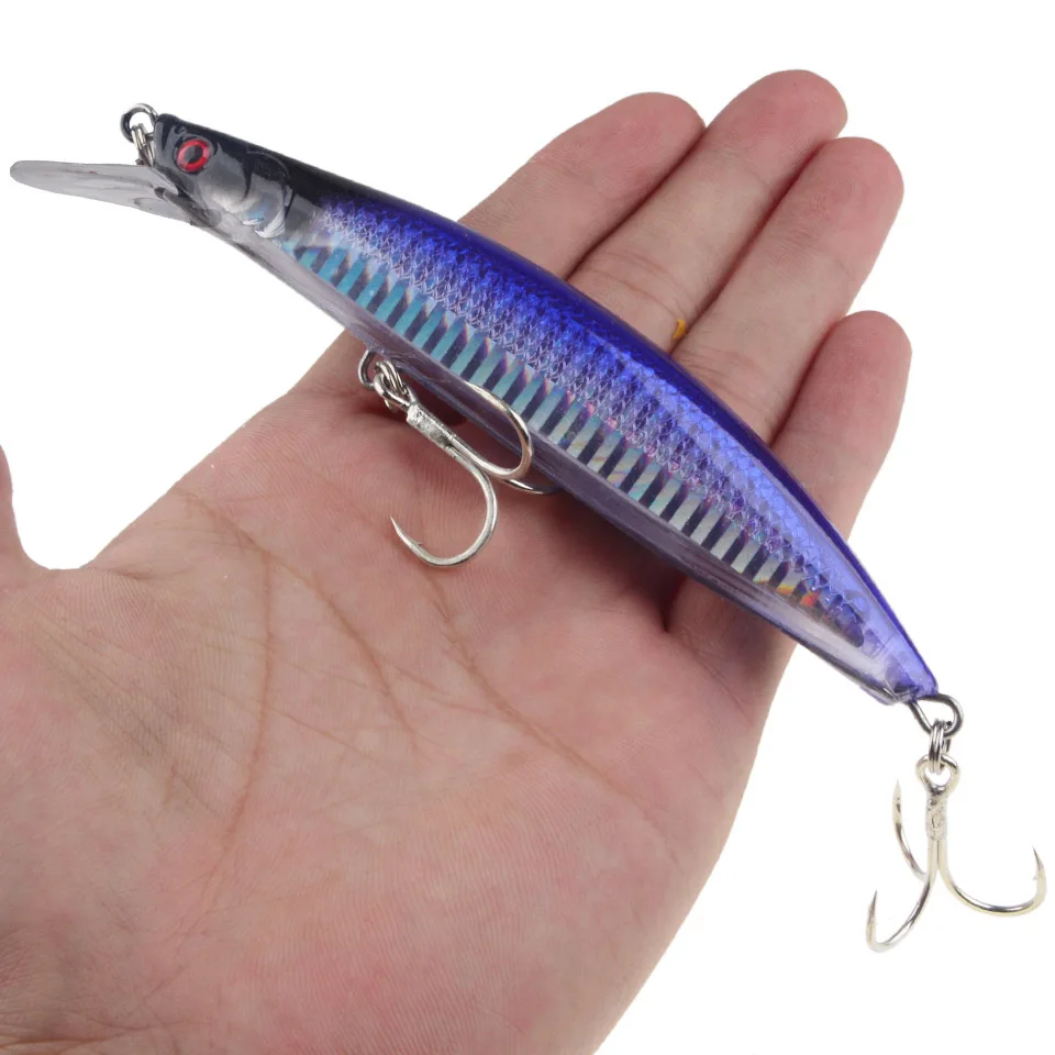 Wobblers-SEÑUELOS de pesca para pececillos, anzuelos Crankbait, aparejos de manivela, 13cm/23g, 1 unidad - imagen 5