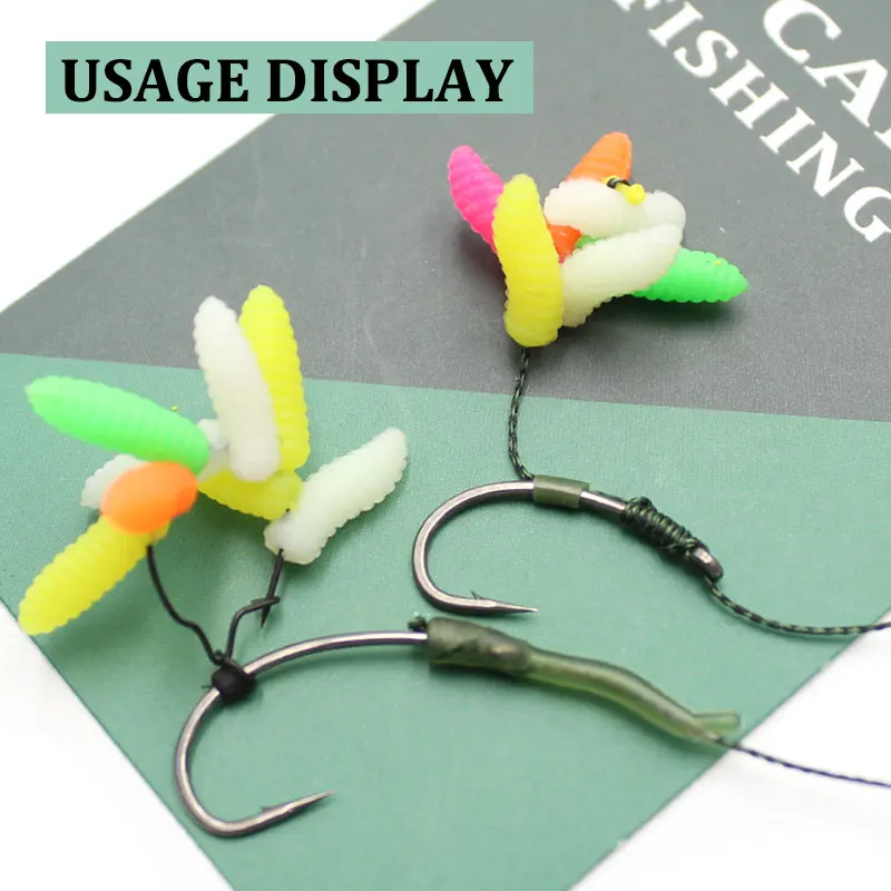 Cebo de carpa Pop Up para aparejo de pesca, 120 Uds., alimentador de método - imagen 5