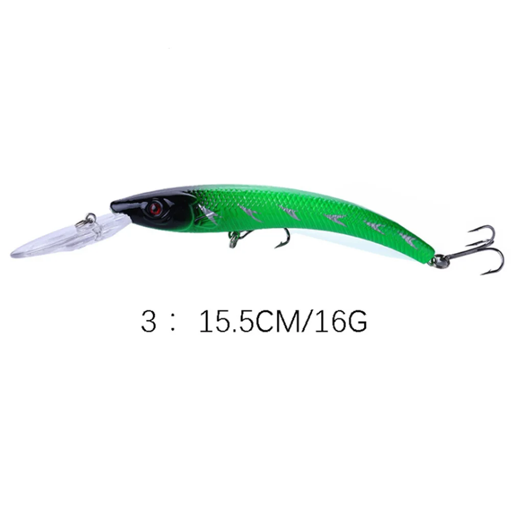 Buceo profundo Walleye Minnow 15,5 cm 18g Crankbait cebo Wobbler Bandit Bass invierno Artificial Pesca señuelo aparejos de Pesca profundidad 1-3m - imagen 3
