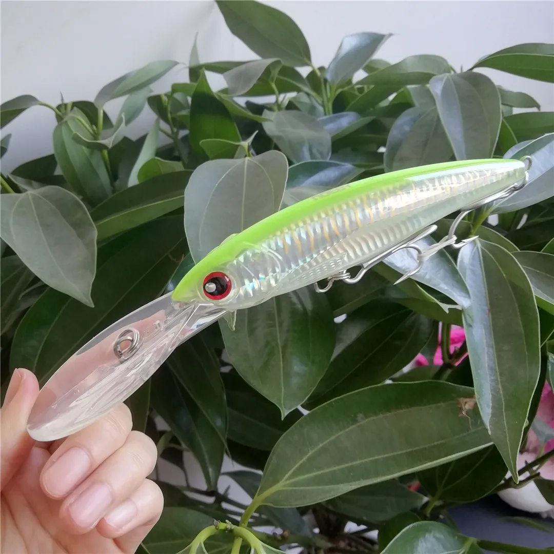 Noeby, 1 unidad, 16cm/73g, 14cm/52g, 12cm/32g, señuelo de pececillo de pesca, cebo Artificial duro, aparejos de pesca, pececillo de wobbler - imagen 4