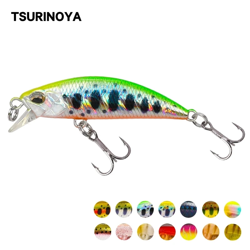 TSURINOYA 5g 50S pececillo hundido 50mm Crankbait cebo duro DW63 cebos de sábalo Artificial wobbles pesca trucha señuelo aparejos - imagen 4