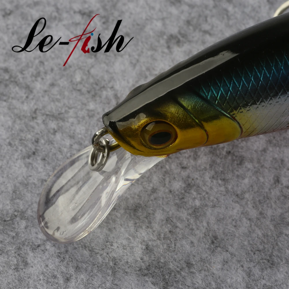 Le Fish-señuelo de pesca Wobbler que se hunde, 115mm, 50g, pececillo, Crankbait, Lucio, aparejos de pesca - imagen 3