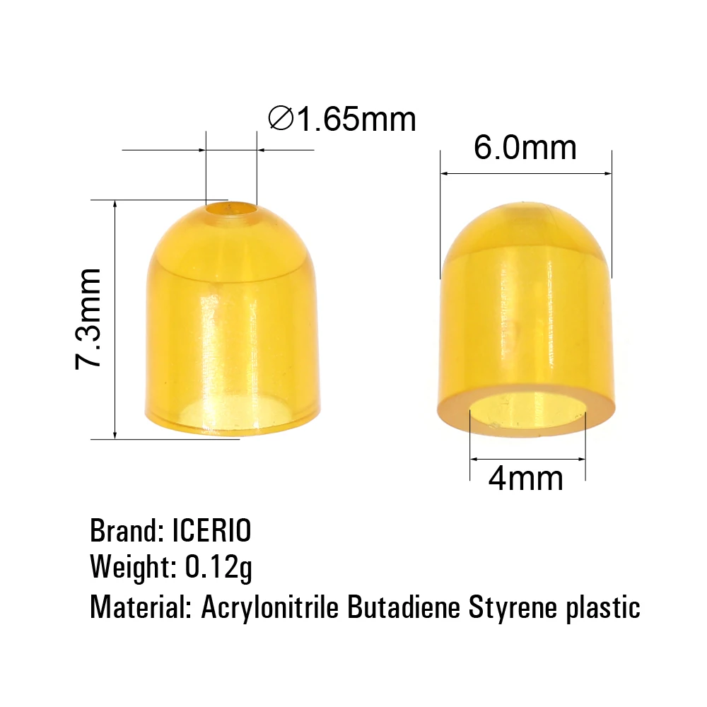 ICERIO-piezas de aparejos de pesca de agua salada, faldas pargo y mula de goma, suministros de mantenimiento, equipo de pesca, 20/50 Uds. - imagen 2