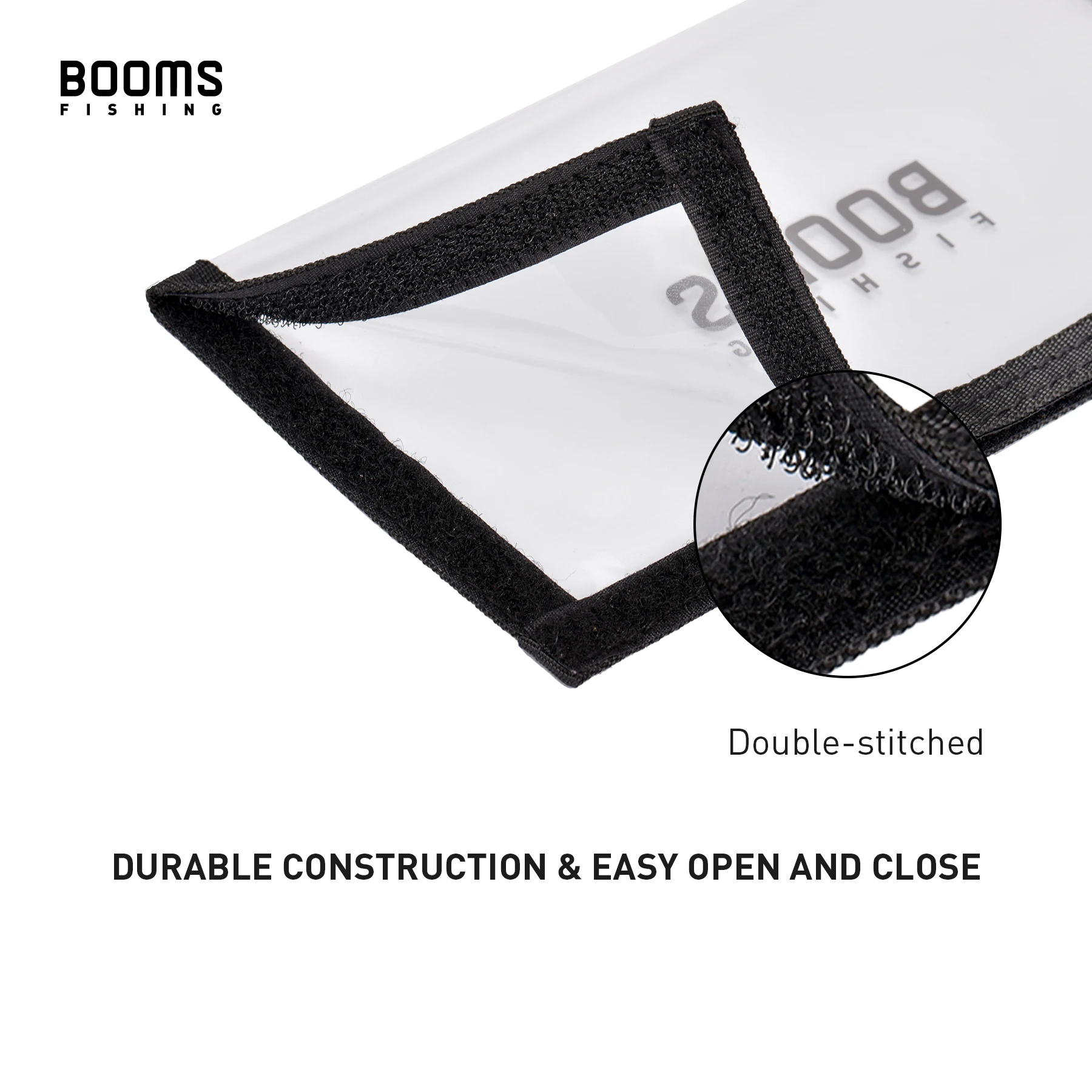 Booms Fishing LW1, 2 uds., ganchos de señuelo con vista clara, envolturas, bolsa para cuchara de señuelo, funda protectora portátil, herramienta de pesca, accesorios para cajas de aparejos - imagen 5