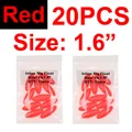20pcs red L
