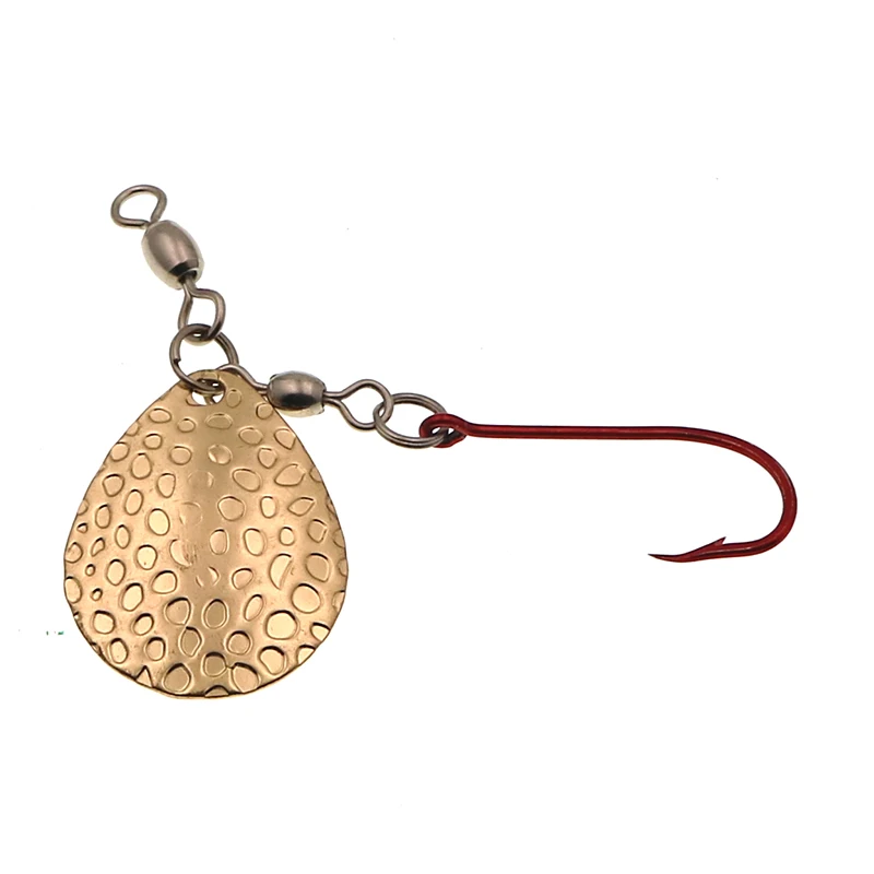 Cebo de pesca de 4g 5,5g 6g, cuchara de Metal, señuelo para trucha, cuchara giratoria de lentejuelas duras pequeñas - imagen 4
