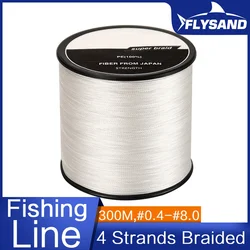 FLYSAND Sedal para carpa 4 hebras 300m 8-100lb