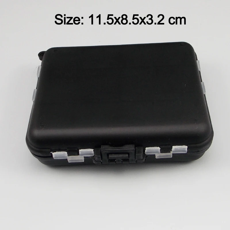 ESFISHING-Mini cajas de aparejos de pesca, estuche de almacenamiento de anzuelos, compartimentos, soporte de almacenamiento de plástico, accesorios de pesca - imagen 2