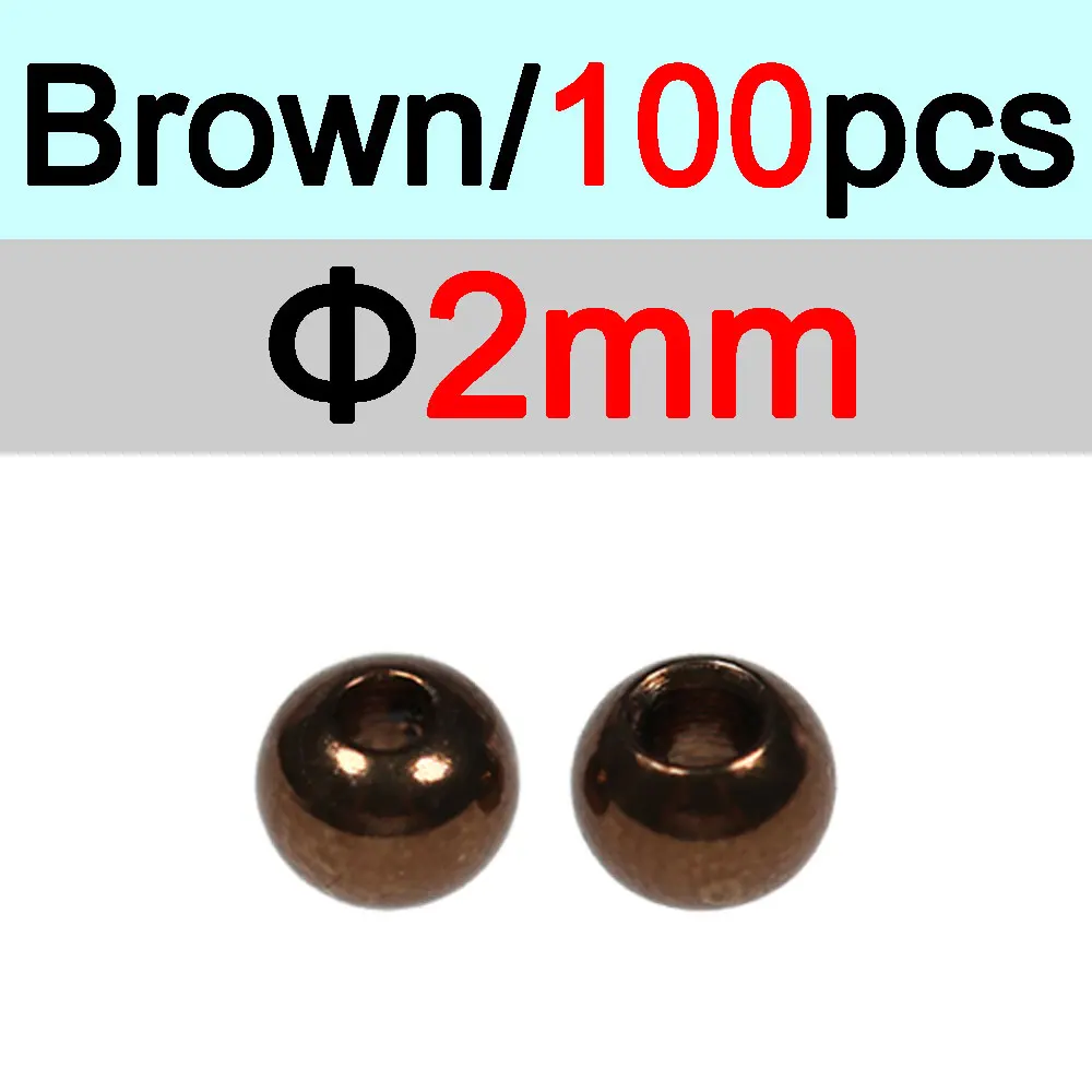 2mm Brown 100pc