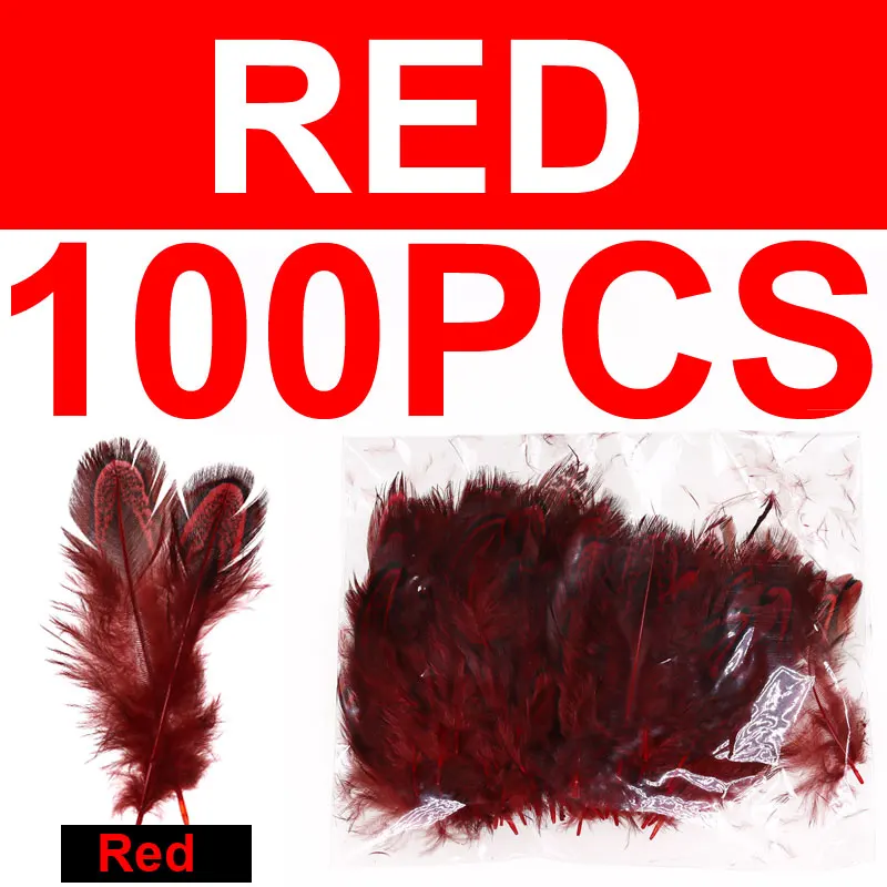 100pcs red