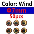 7mm wind 50pcs