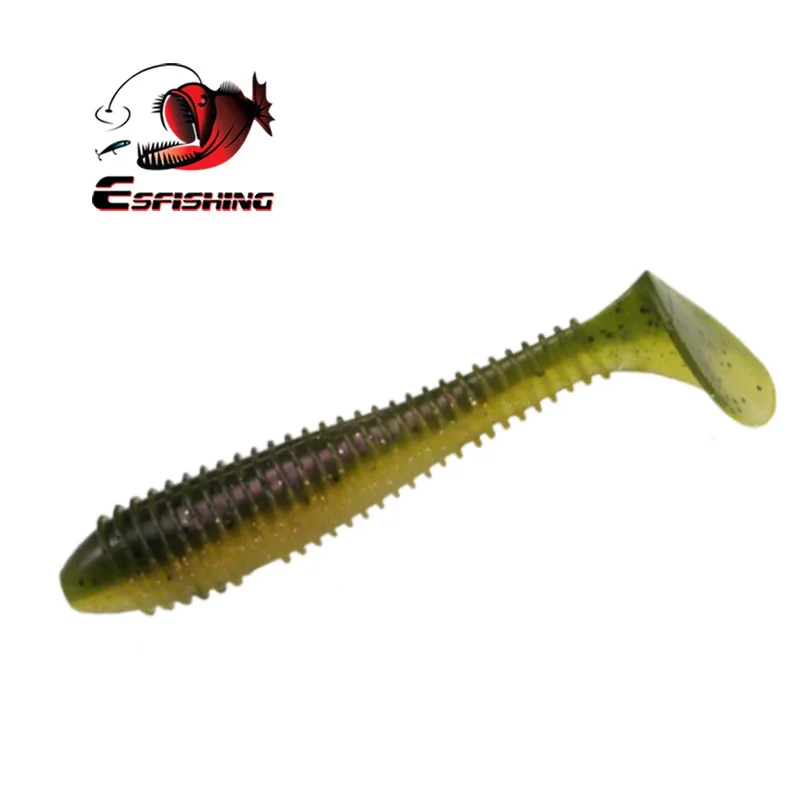 KESFISHING Pesca señuelos blandos 125mm Vibro Shad cebos artificiales de silicona Pesca Swimbait Pike Bass pesca - imagen 5