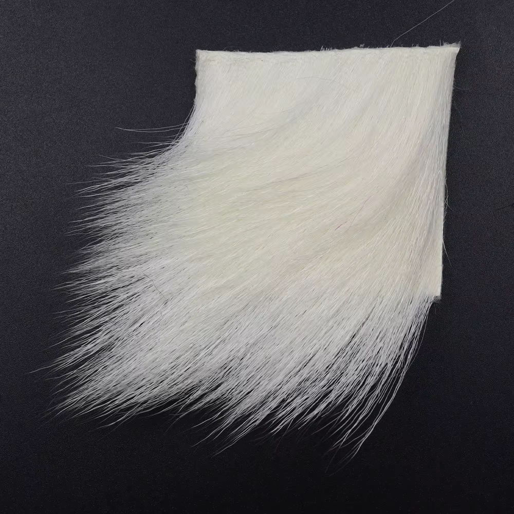 Parche Cabretón Naranja Bimoo – Pelo de cabra para moscas artificiales - imagen 5