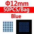 12mm blue 50pcs