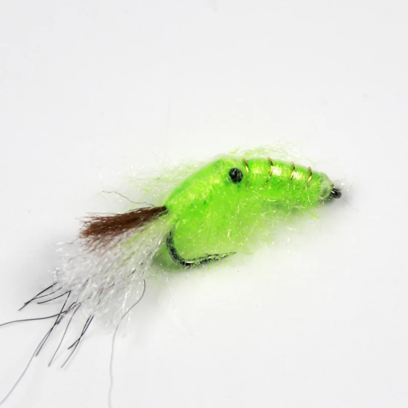 Bimoo-señuelo para pesca de camarones pequeños, cebo para trucha, moscas, agua salada, agua dulce, ninfa, 4 unidades, #4 - imagen 4