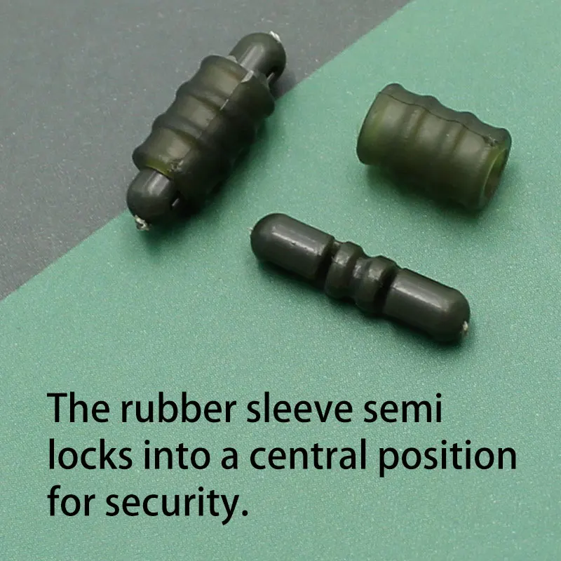 10 unidades de cuentas de cambio rápido, aparejos de pesca, anzuelos, método de enlace, alimentadores, accesorios de pesca de carpa, aparejos - imagen 2