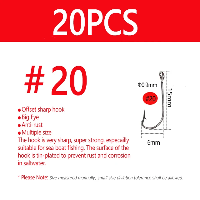 20pcs Size 20