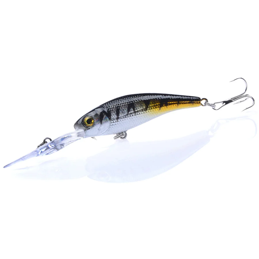 Minnow-señuelo de Pesca de carpa, cebo duro para Pesca de curricán, Wobblers artificiales para Plantilla de Lucio, cebo para lubina, Crankbaits, aparejos de Pesca Swimbait - imagen 5