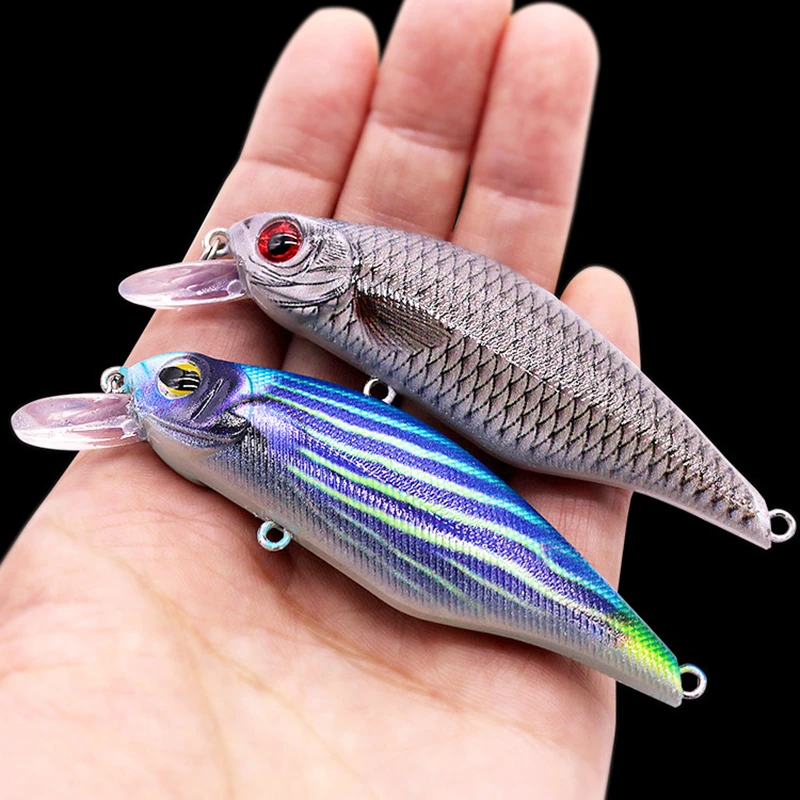 Señuelo flotante para pesca de pececillos, Wobblers de 8,5 cm, 13,3g, Crankbait, cebos artificiales de plástico duro, trucha japonesa, Swimbait, lubina, 1 unidad - imagen 3