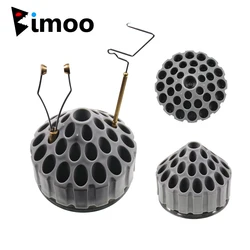 Bimoo Organizador Rotativo Fly Tying – Base Acero Inoxidable para Montaje de Moscas