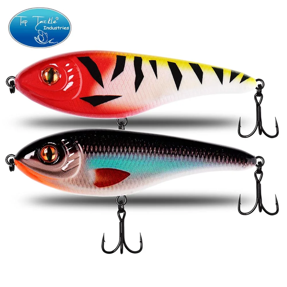 Cf señuelo Jerkbait de hundimiento lento, Wobblers para pesca de Pike Crankbaits, señuelo de pesca, sonajero y Vib para pesca en invierno, 78mm-15g - imagen 3