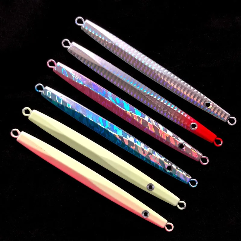 Señuelo de pesca Jigbait de hundimiento rápido, cebo de Metal, 40g/60g, plantillas de pesca para barco oceánico, 12cm, 13cm, 1 pieza en oferta - imagen 4