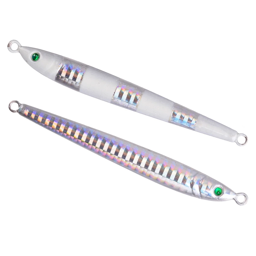 10 unids/lote plantillas de fundición de Metal 7g 10g 14g 17g 21g 28g 40g Shore Cast Jigging señuelo de pesca peces lubina aparejos de cebo Artificial - imagen 3