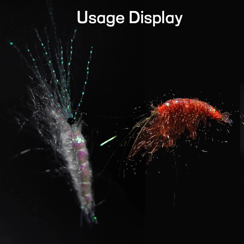 Encaje trenzado de perlas de atado de moscas UV, 4 yardas, cebo de mosca, cuerpo de pescado, Scud, camarón, Streamer corporal, vestidor, Chenile Flash, 3-4mm - imagen 4