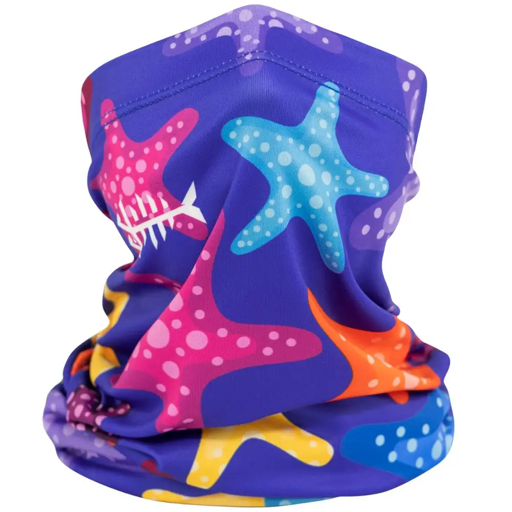 Bassdash Kids' UPF50 + protección UV polaina para el cuello pesca ciclismo senderismo bufanda múltiple Protector solar para niños y niñas de 3 a 13 años - imagen 4
