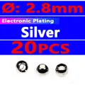 20pcs silver 2.8