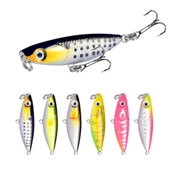Señuelos duros de Pike para pesca, cebos artificiales con anzuelo triple, aparejos para nadar, 1 unidad, 4,5 cm, 1,8g