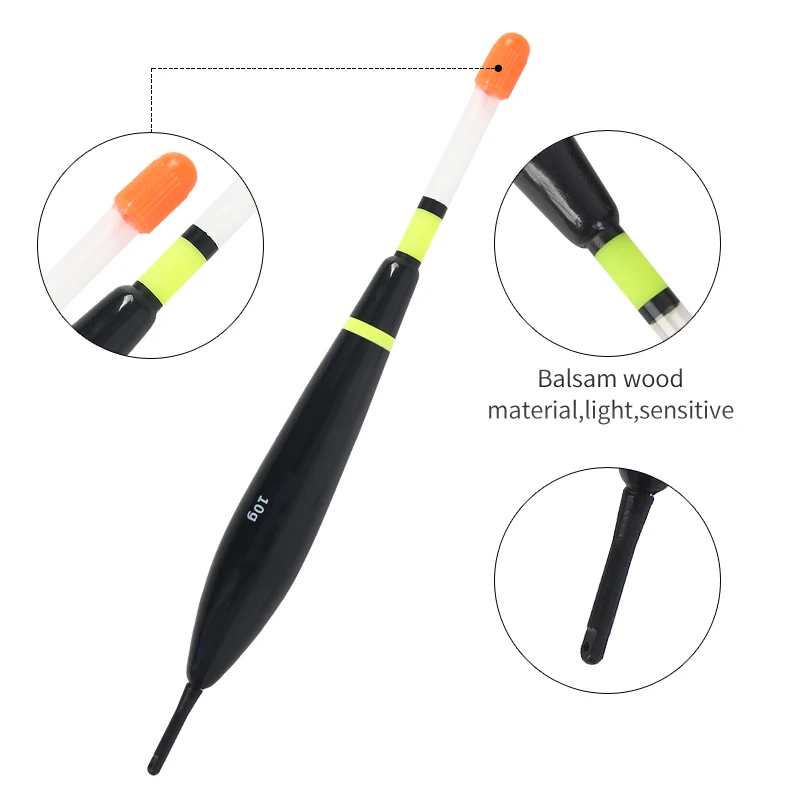 ORJD 3/4/5 unids/pack pesca flotadores con luz Multicolor 2g 4g 5g 6g 7g 8g 9g 10g 13g 15g 20g de Balsa Material corcho de pesca boyas - imagen 4