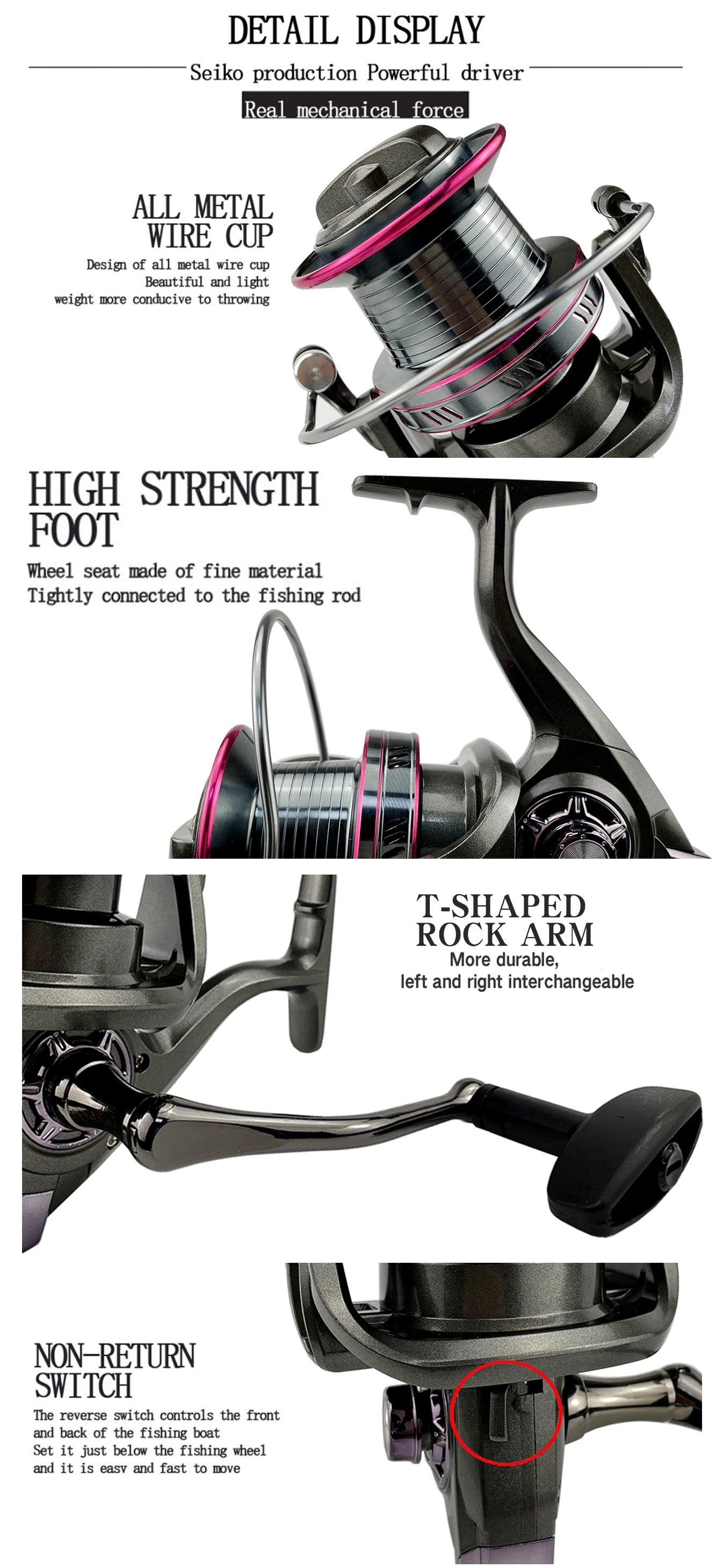 Experimentar la pesca de alto rendimiento con este carrete duradero y versátil