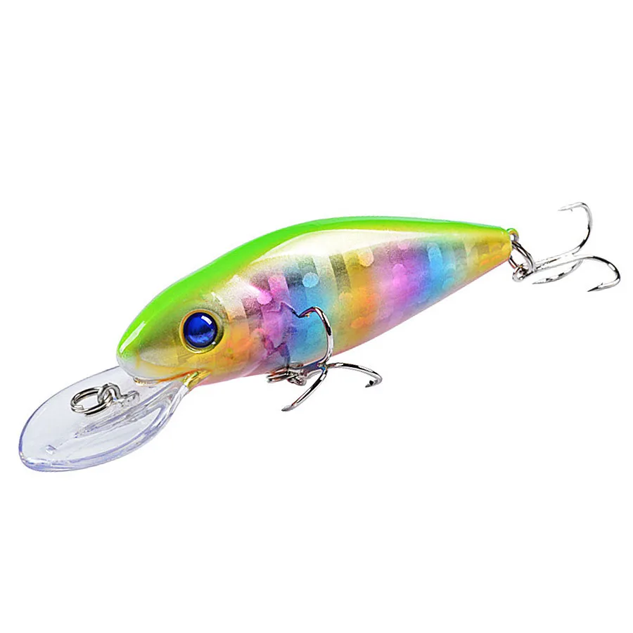 Jerkbait Minnow Crankbait Tackle, señuelo de Pesca duro, anzuelos de Pesca artificiales, Swimbait Wobbler para Lucio curricán, señuelos de mar - imagen 2