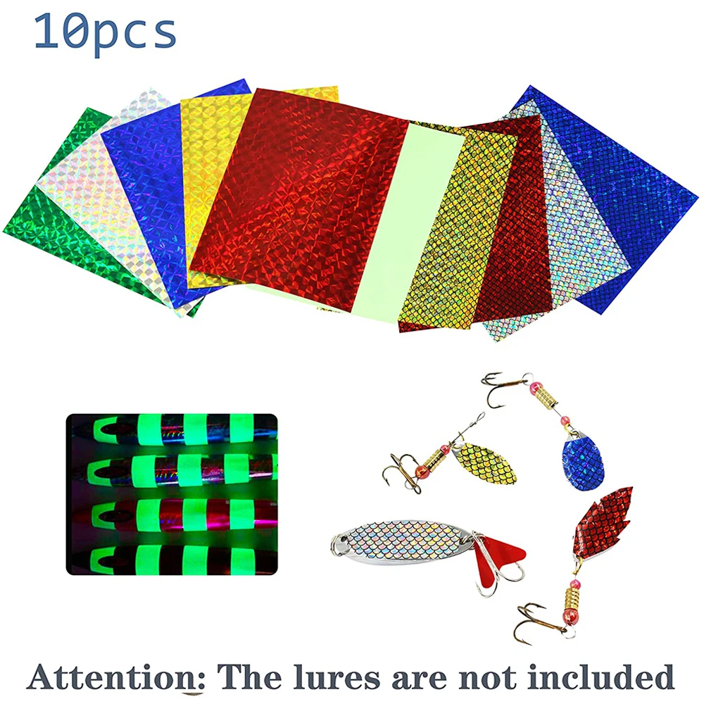 Kit de Señuelos de Pesca con hoja giratoria, 171 unidades, anzuelo triple, película adhesiva holográfica, alicates, accesorios de tijera - imagen 4