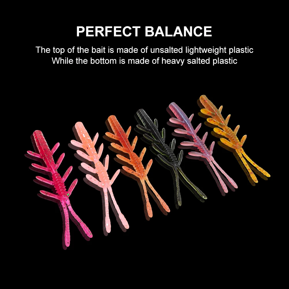 KESFISHING-peine de tijera para gatear, silicona Artificial, gusano de alta calidad, cebo suave, camarones, cangrejo, el mejor señuelo de pesca - imagen 5