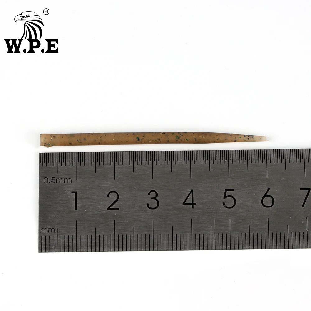 W.P.E, 1 Juego/10/20/30/50 Uds., funda para anzuelo de Pesca de carpa, accesorios de Pesca de carpa de goma antienredos, aparejos terminales, aparejo para el cabello, Pesca - imagen 4